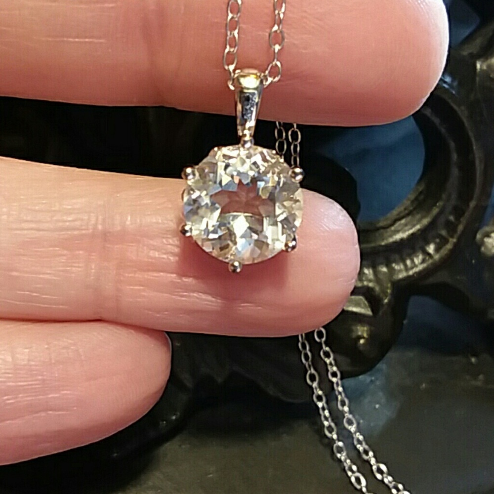 💃HERKIMER DIAMOND QUARTZ NECKLACE - Picture 5 of 8